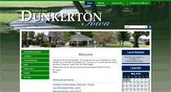 Desktop Screenshot of cityofdunkerton.org